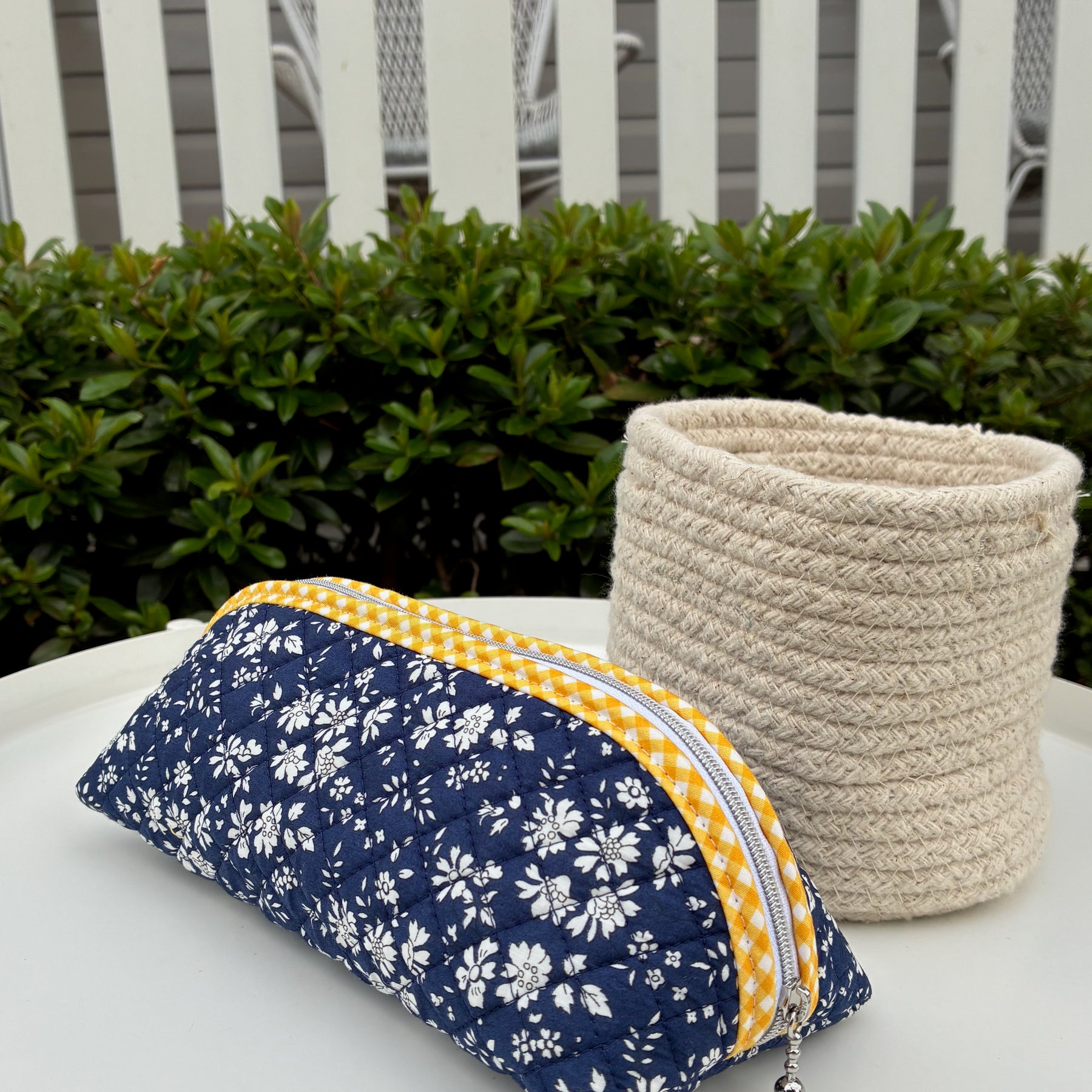 Quilted Trixie Zip Pouch – Capel A (Liberty of London)
