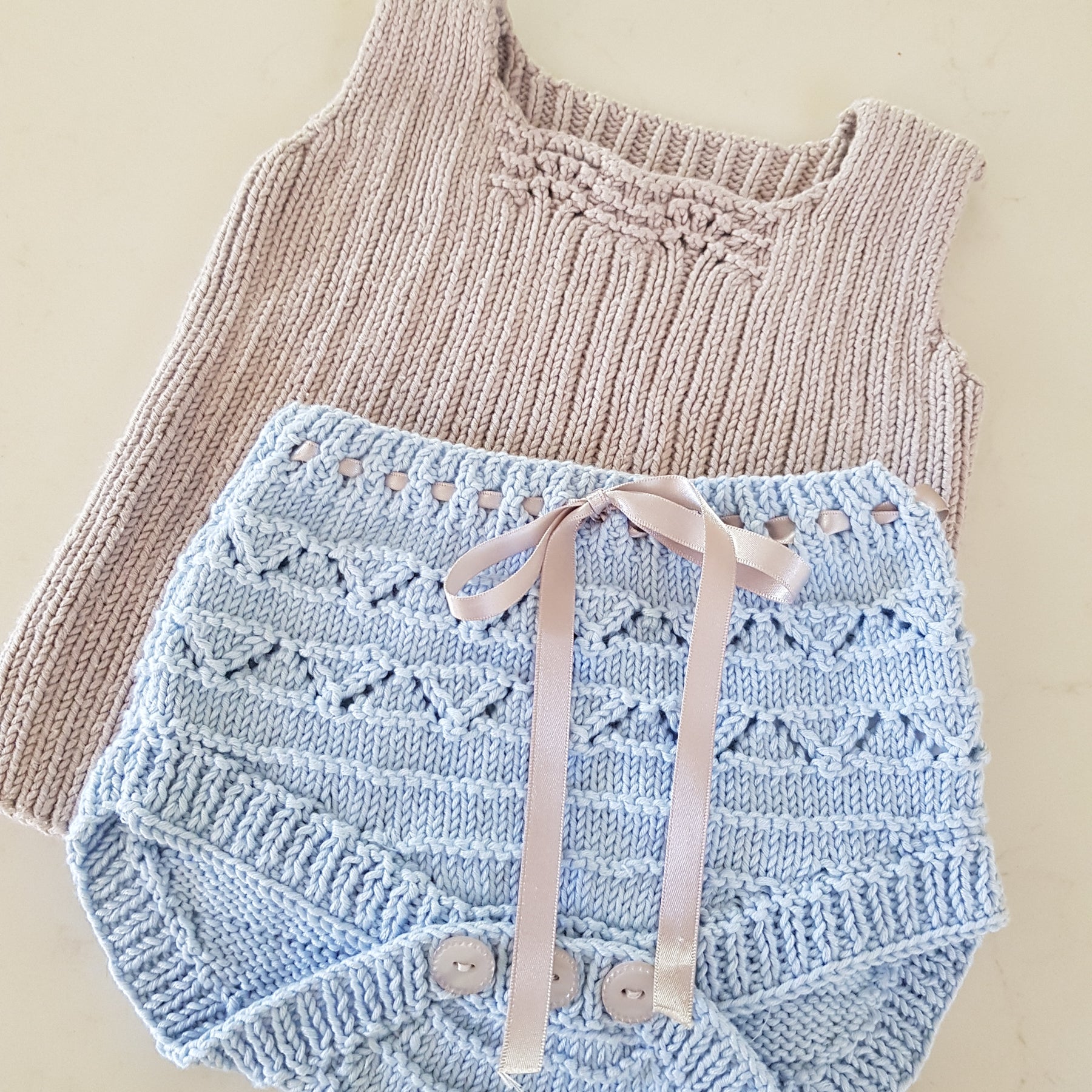 Handknitted Baby-Toddler Bloomers Sz 1-2 Yrs Mustard