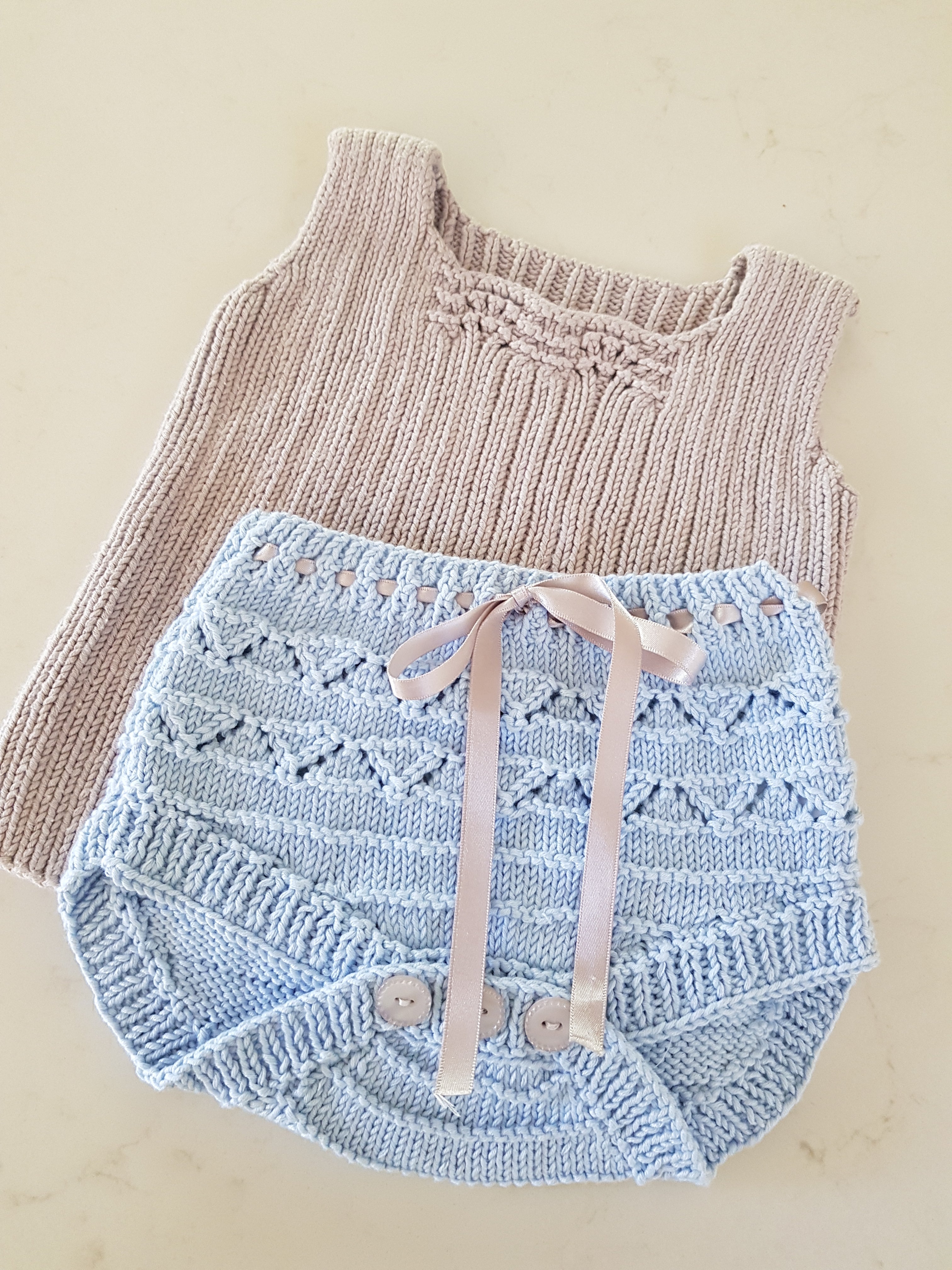 Handknitted Baby-Toddler Bloomers Sz 1-2 Yrs Mustard