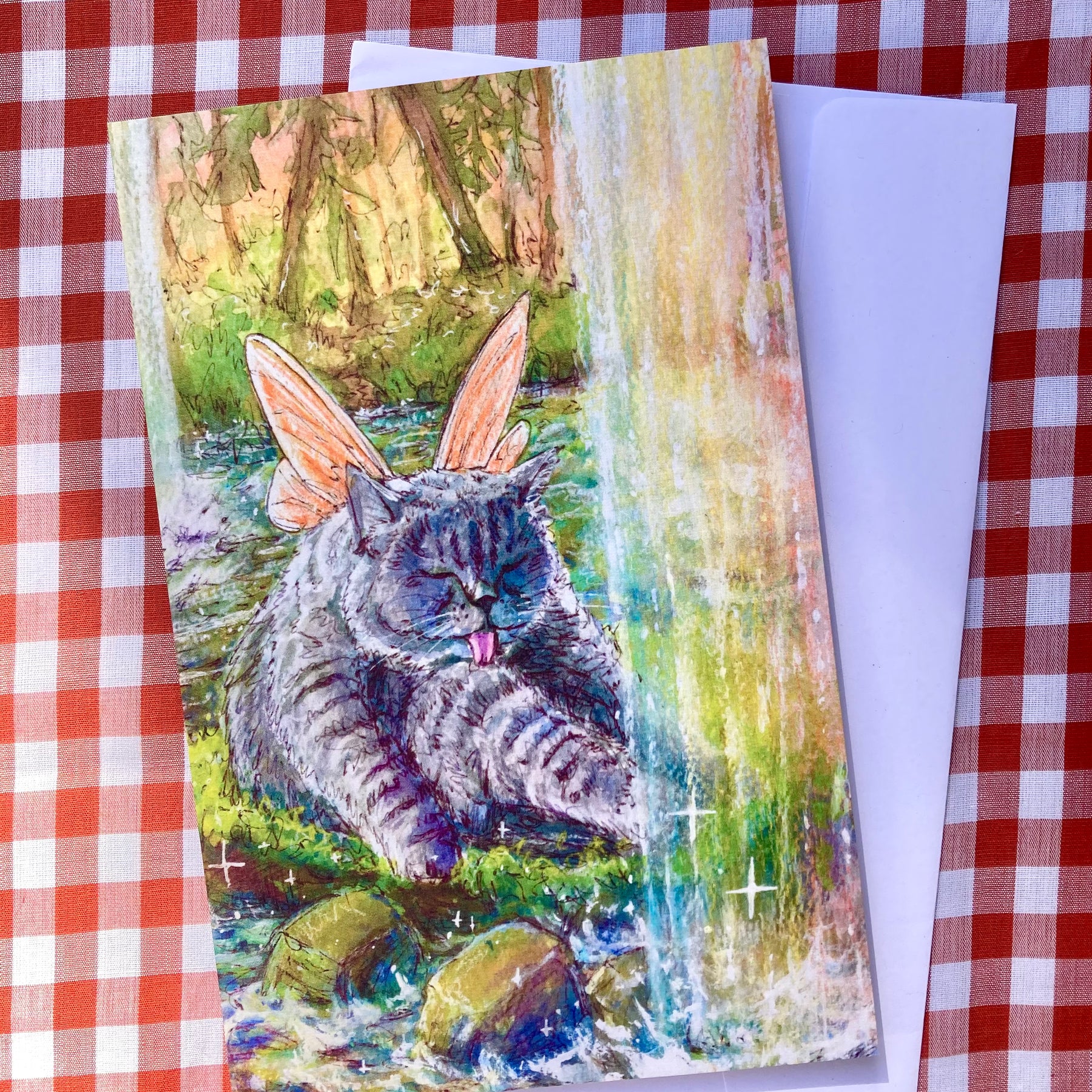 Fairy Cat Greeting Cards