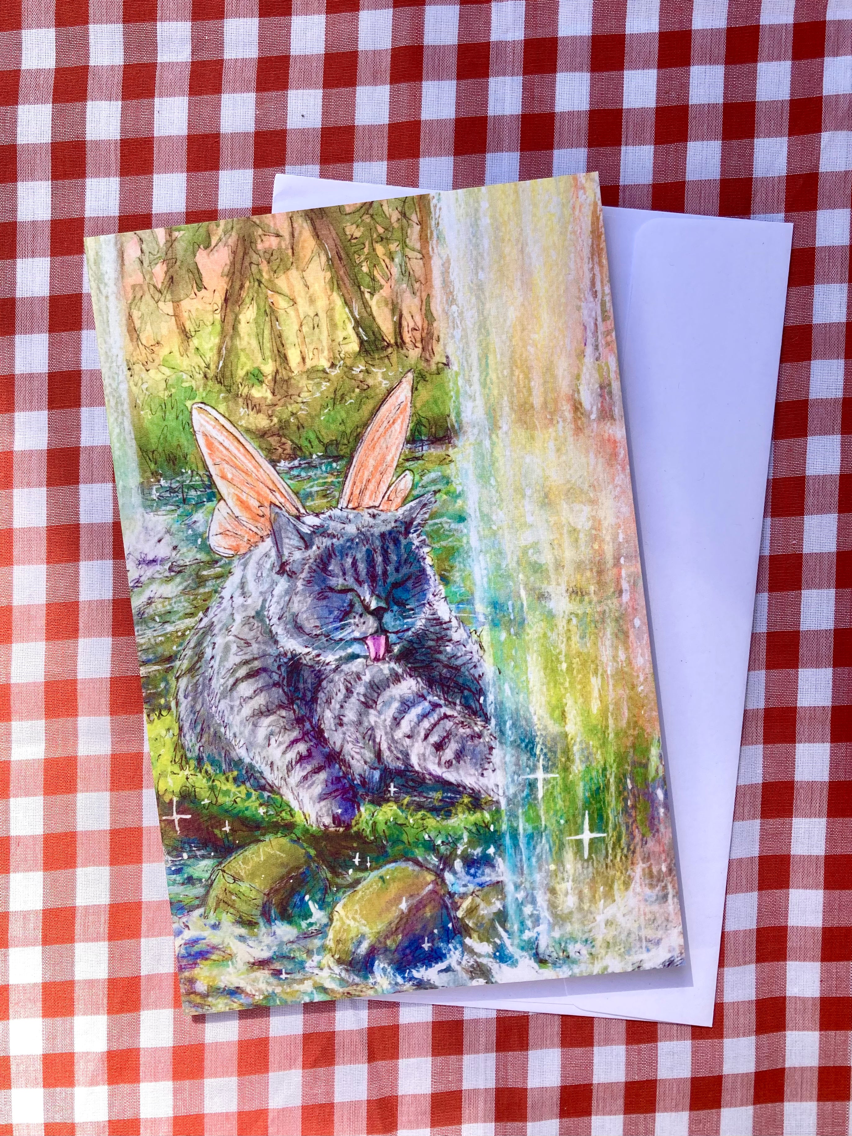 Fairy Cat Greeting Cards