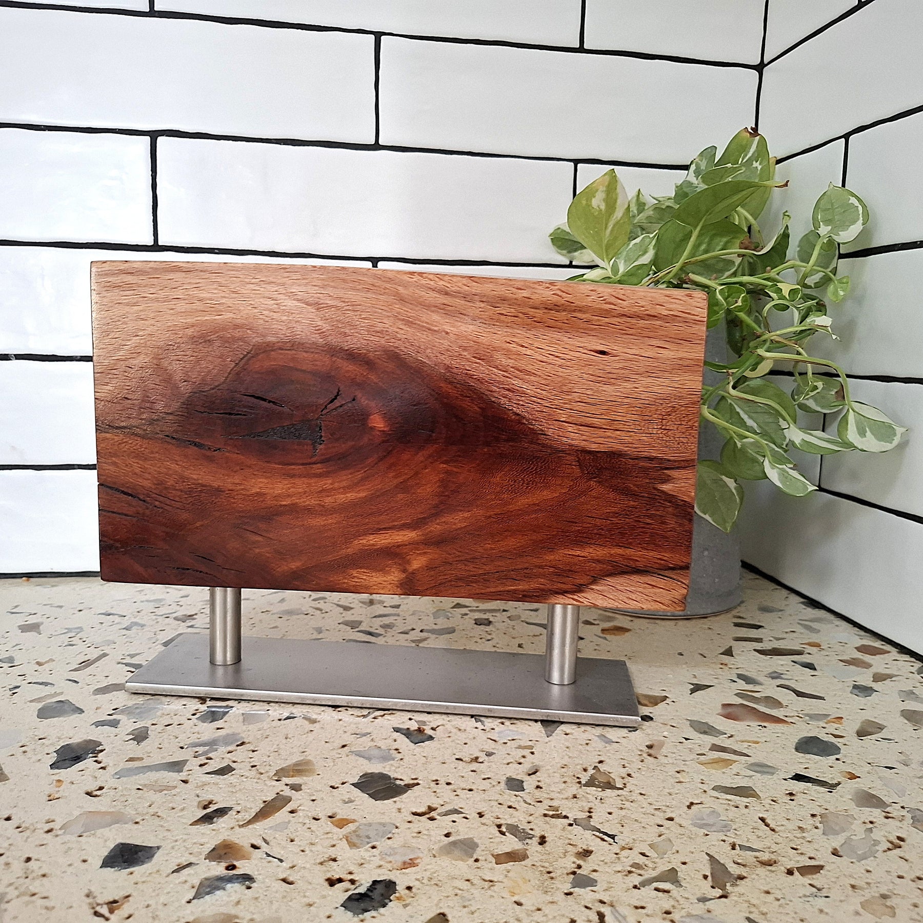 Handmade Wooden Magnetic Knife Block