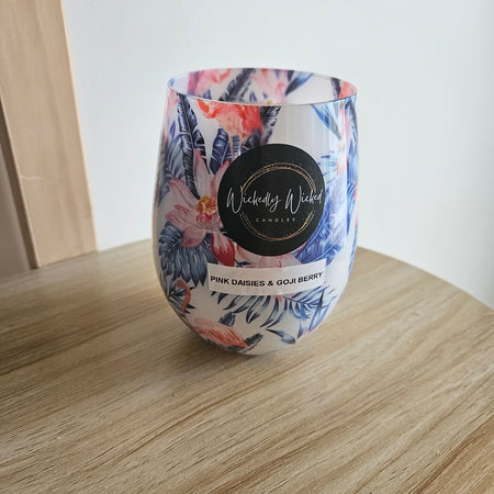 Pink Daisies & Goji Berries candle