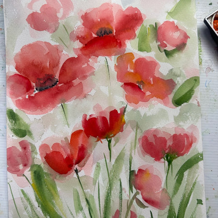 Watercolour Painting Workshop ~ Online ~ Live Event 14/5/26 7pm