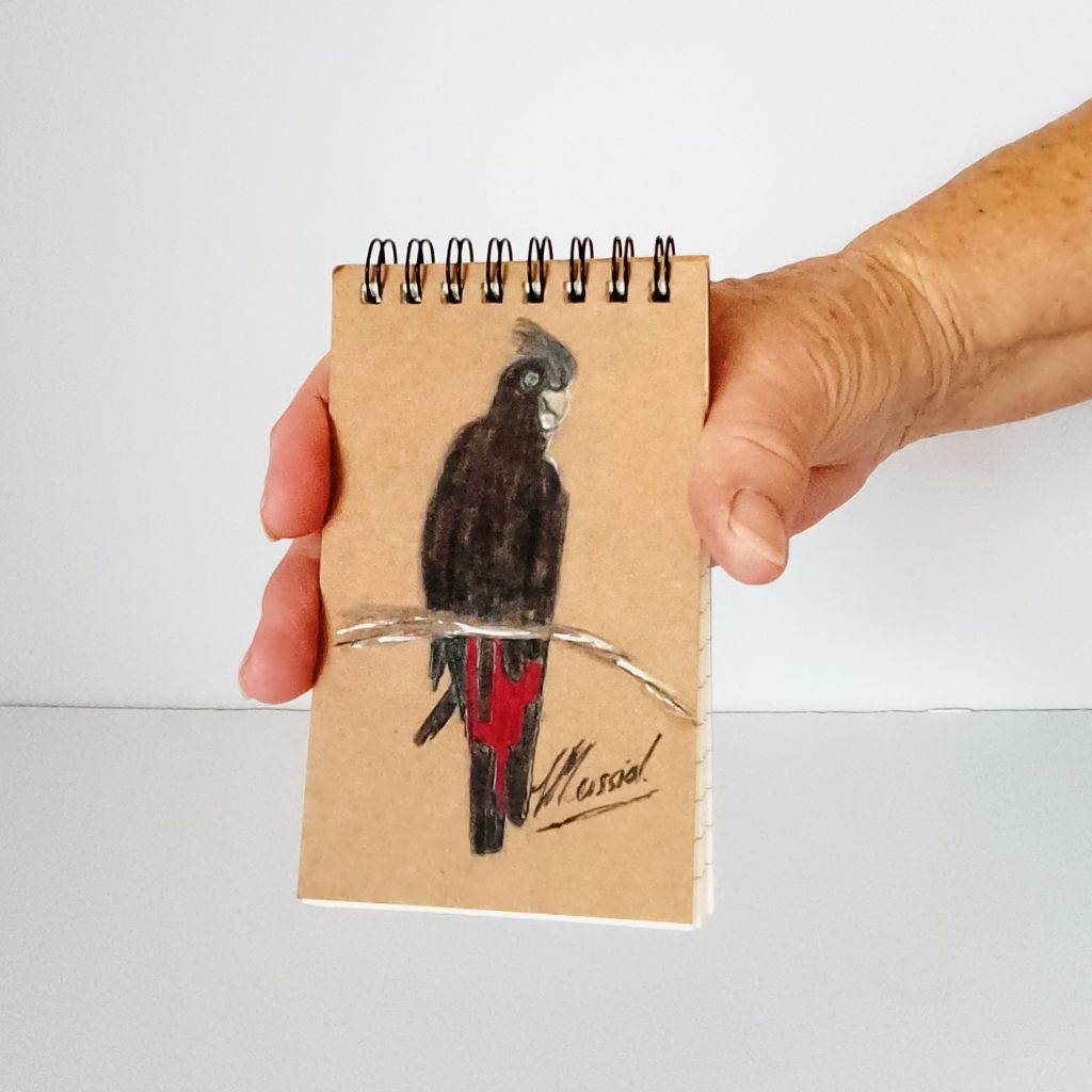 Handpainted Memo Pads.  Pocket size.