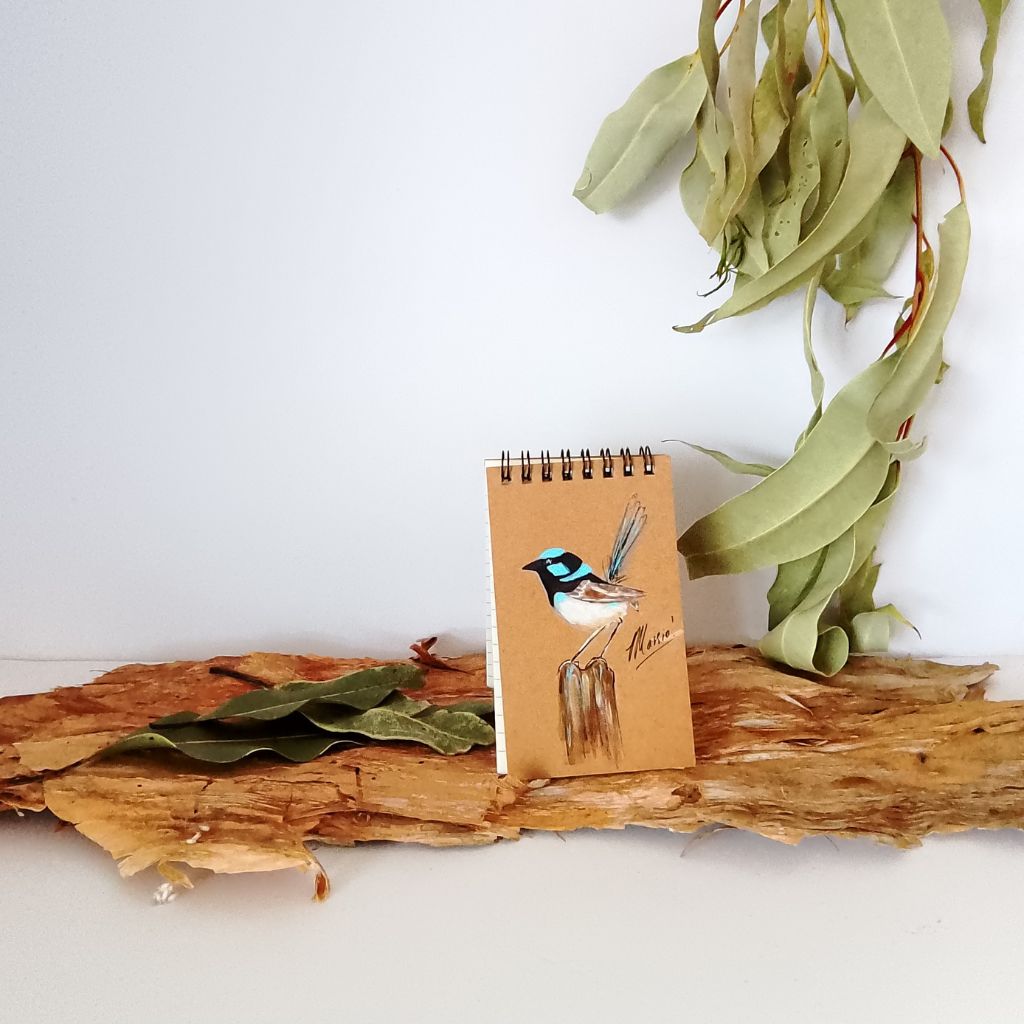 Handpainted Memo Pads.  Pocket size.