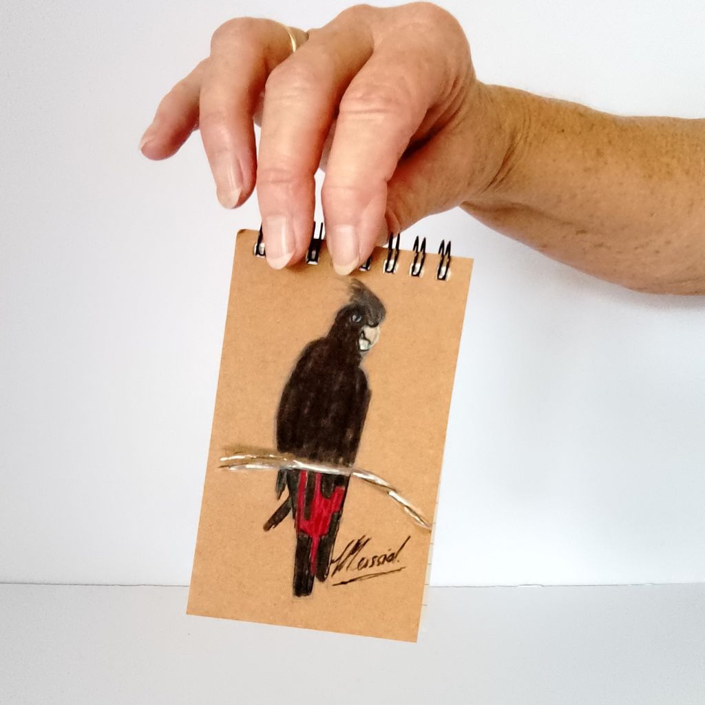 Handpainted Memo Pads.  Pocket size.