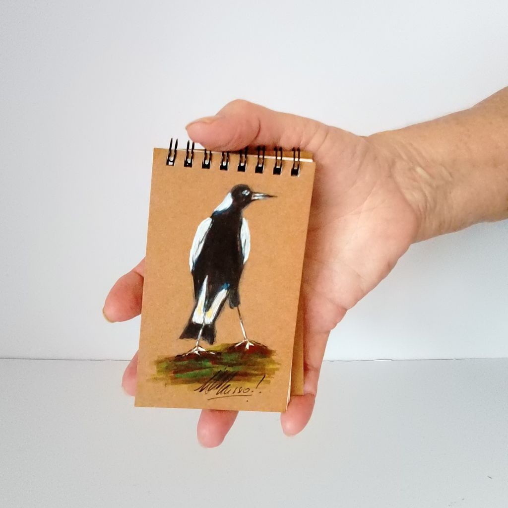 Handpainted Memo Pads.  Pocket size.
