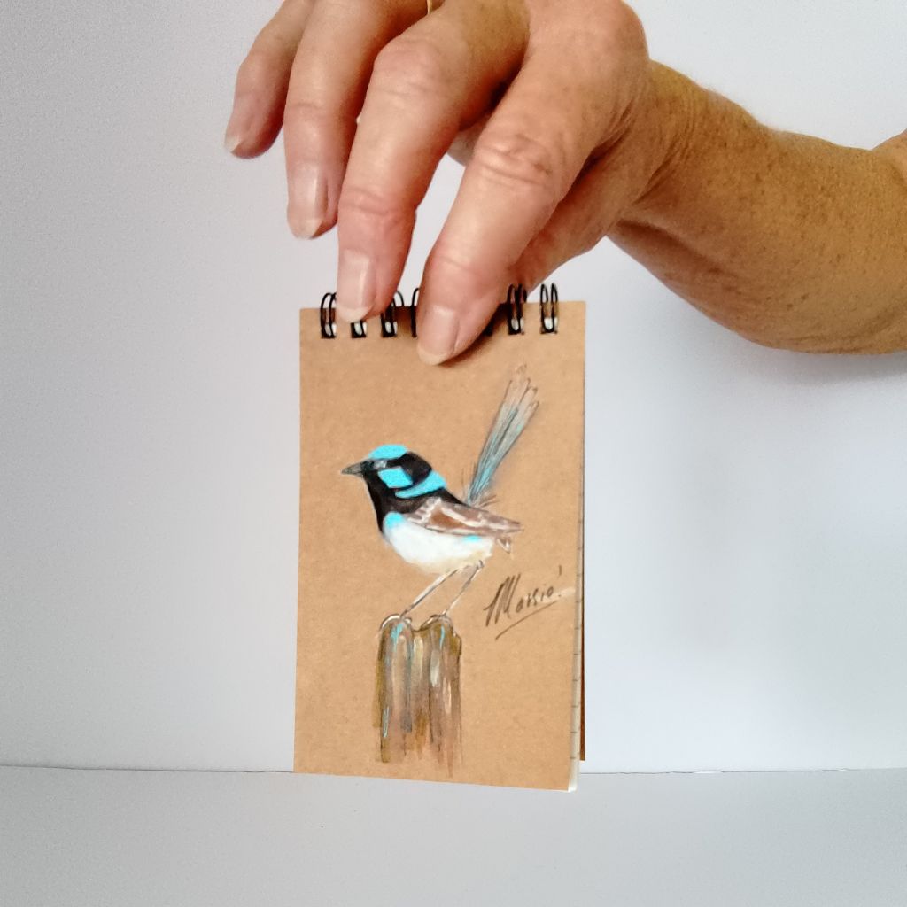 Handpainted Memo Pads.  Pocket size.
