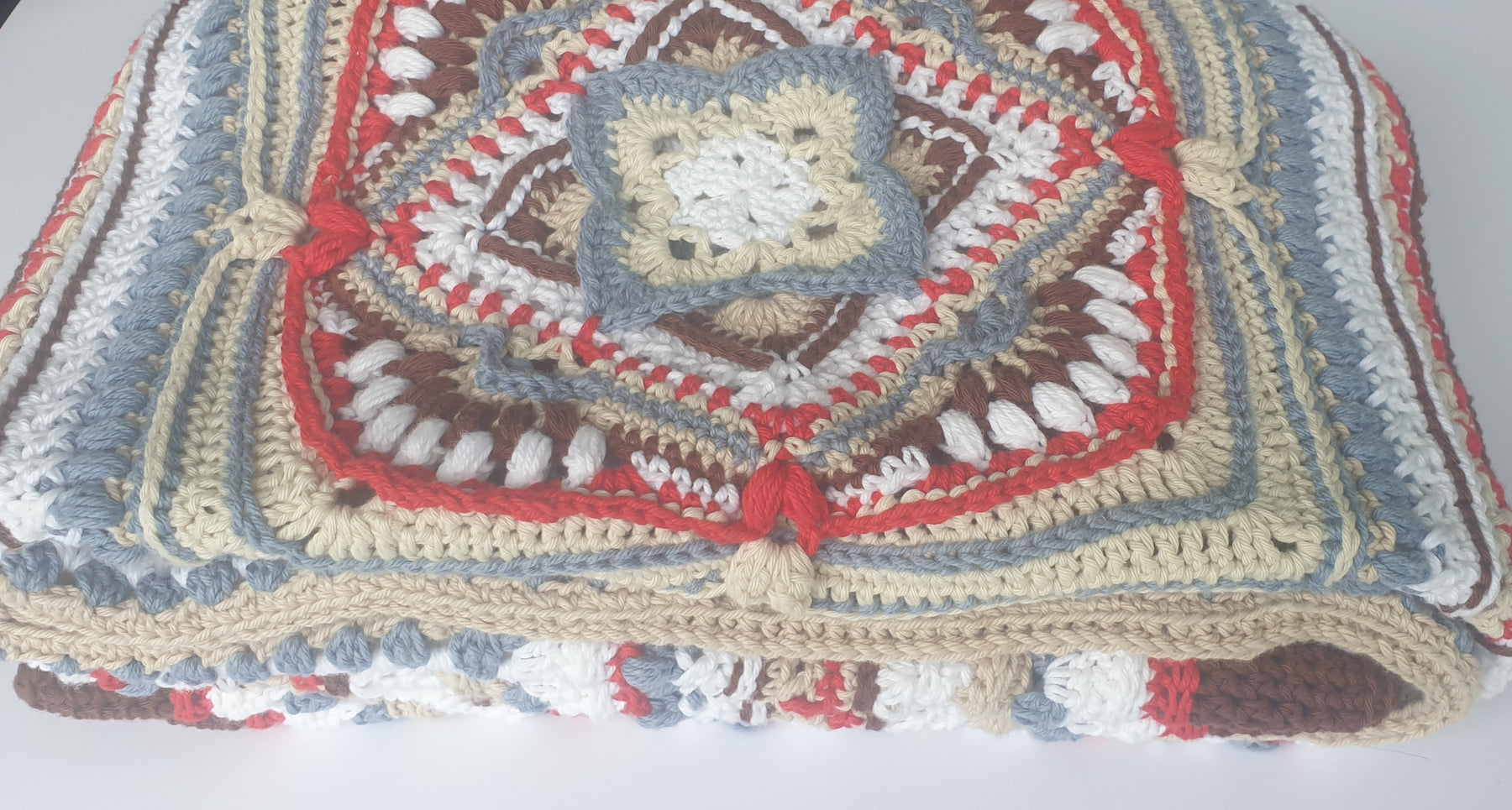 Cosy cotton lapghan for a winter snuggle