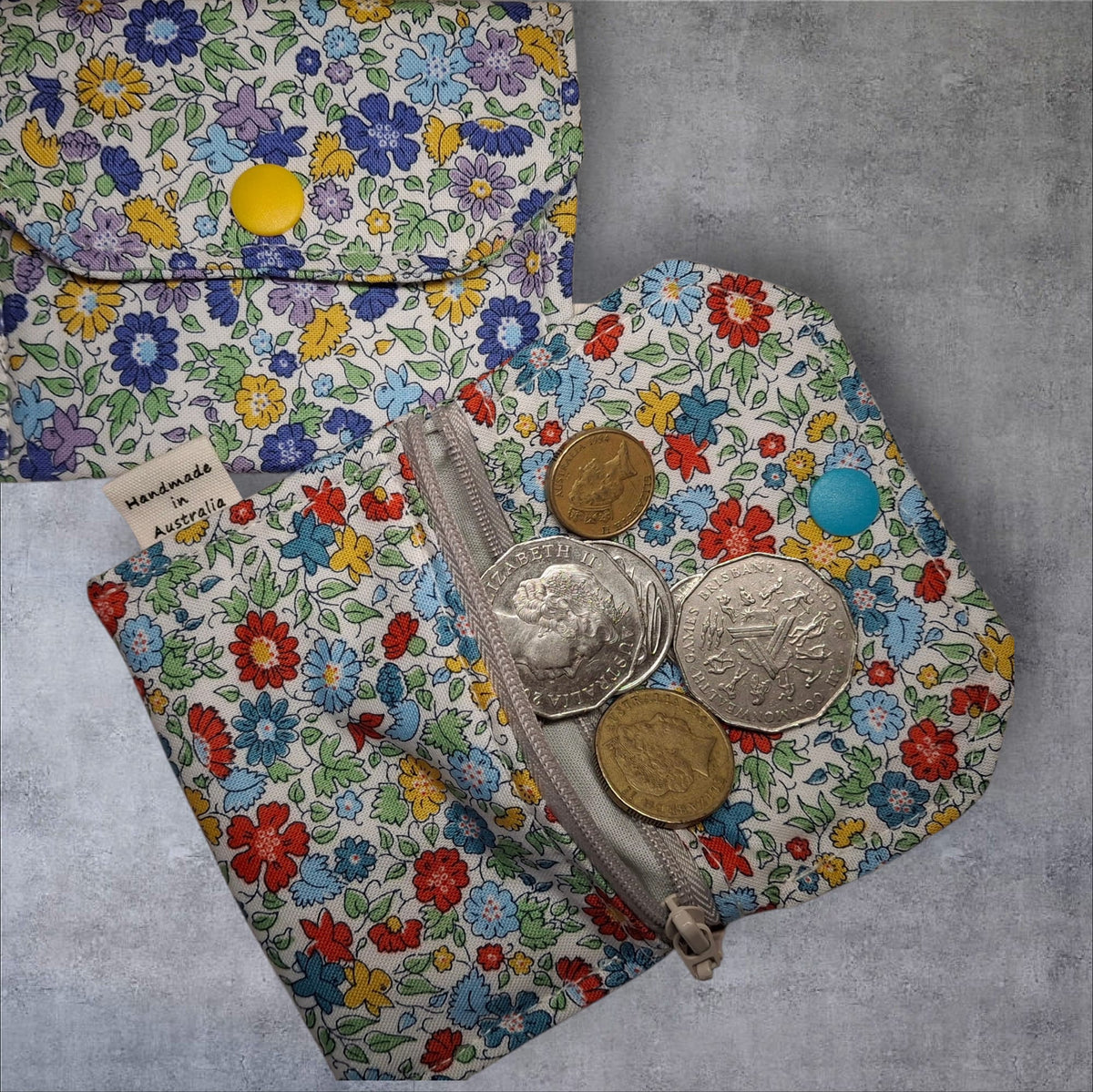 Card and Coins Zipper Purse (Liberty)