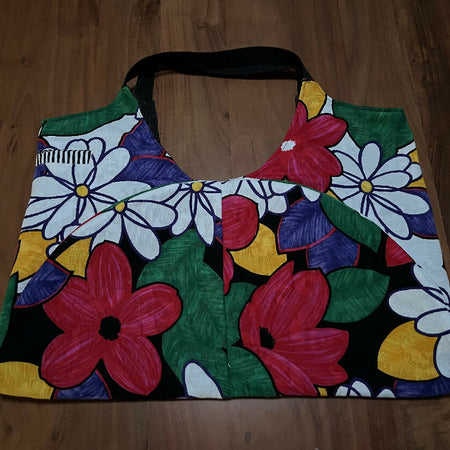 Reversible Tote Bag with pocket