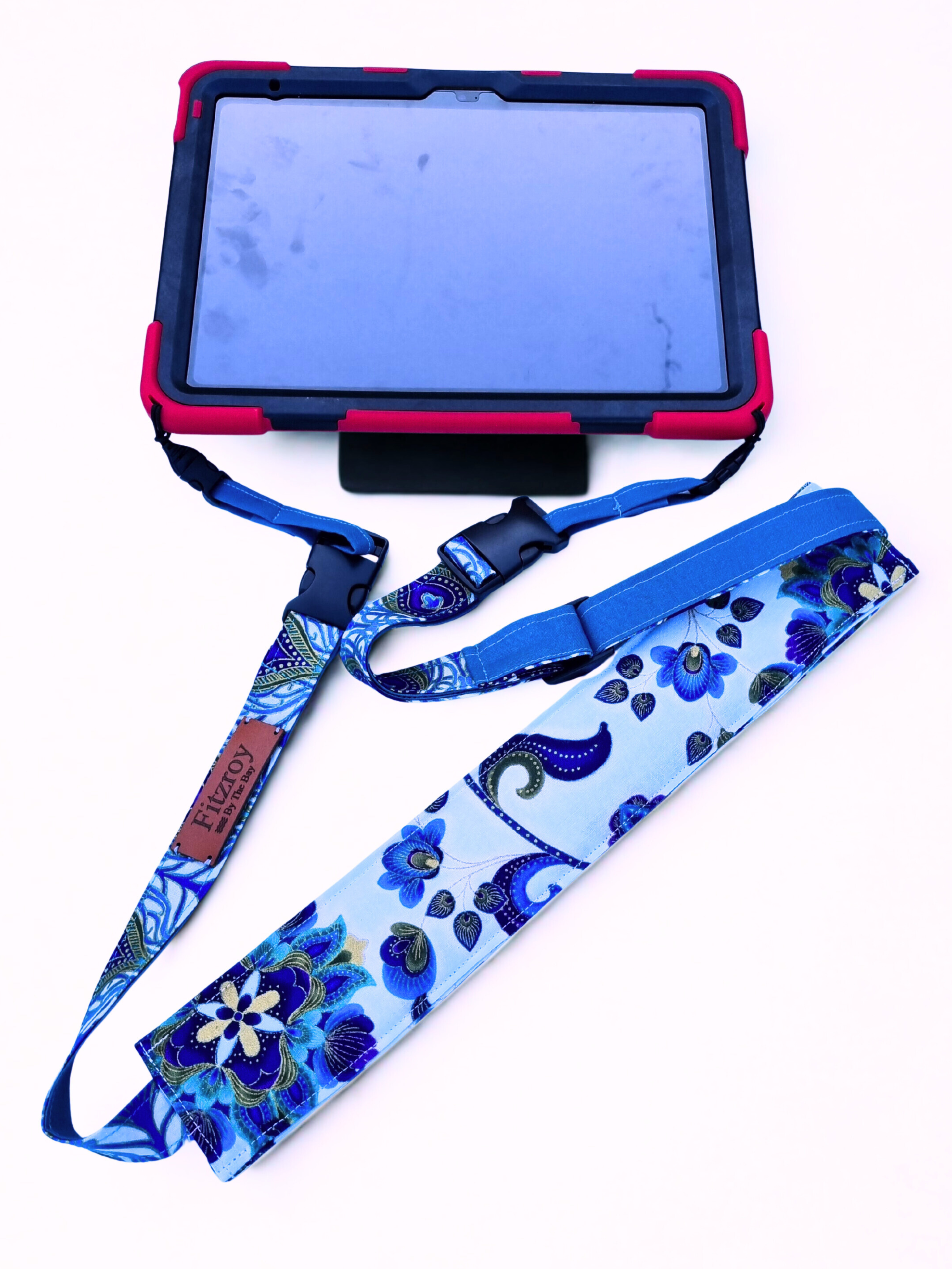Strap for iPad and AAC Devices - Peacock print