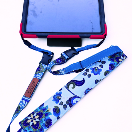 Strap for iPad and AAC Devices - Peacock print