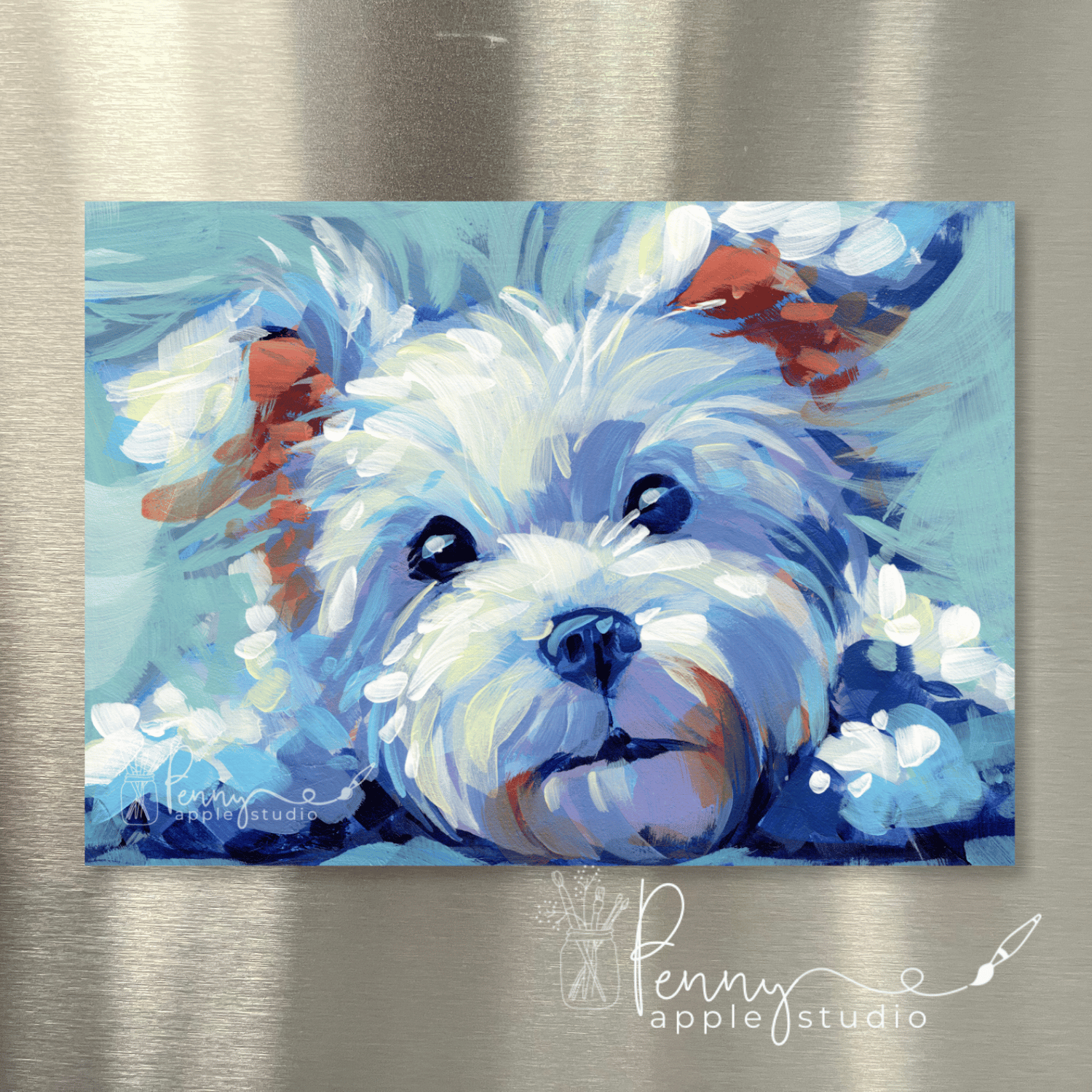 (1) Puppy Dog Fridge Magnet – You Choose