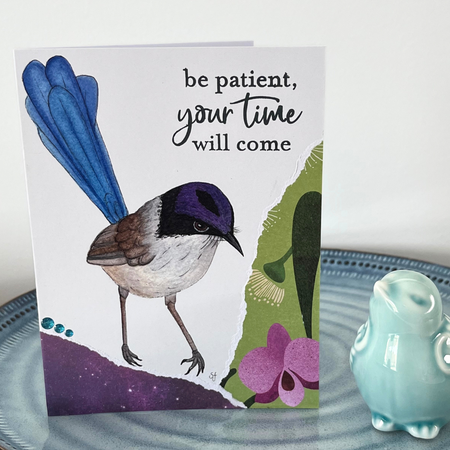 Purple-crowned fairy wren