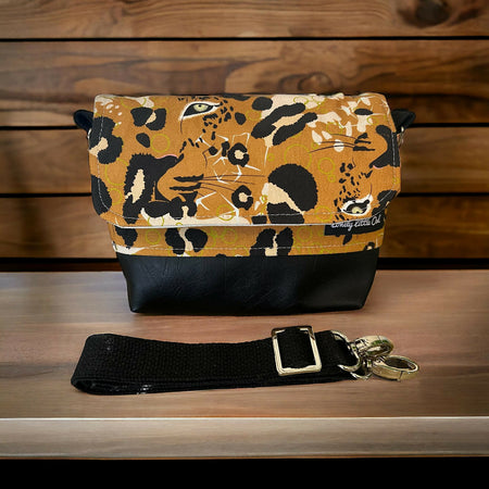 Mini Messenger Bag - Leopard Print