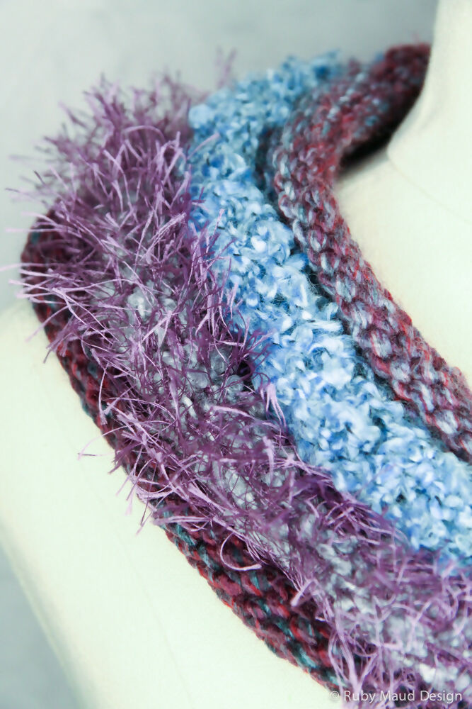 Jacaranda Avenue Hand Knitted Cowl