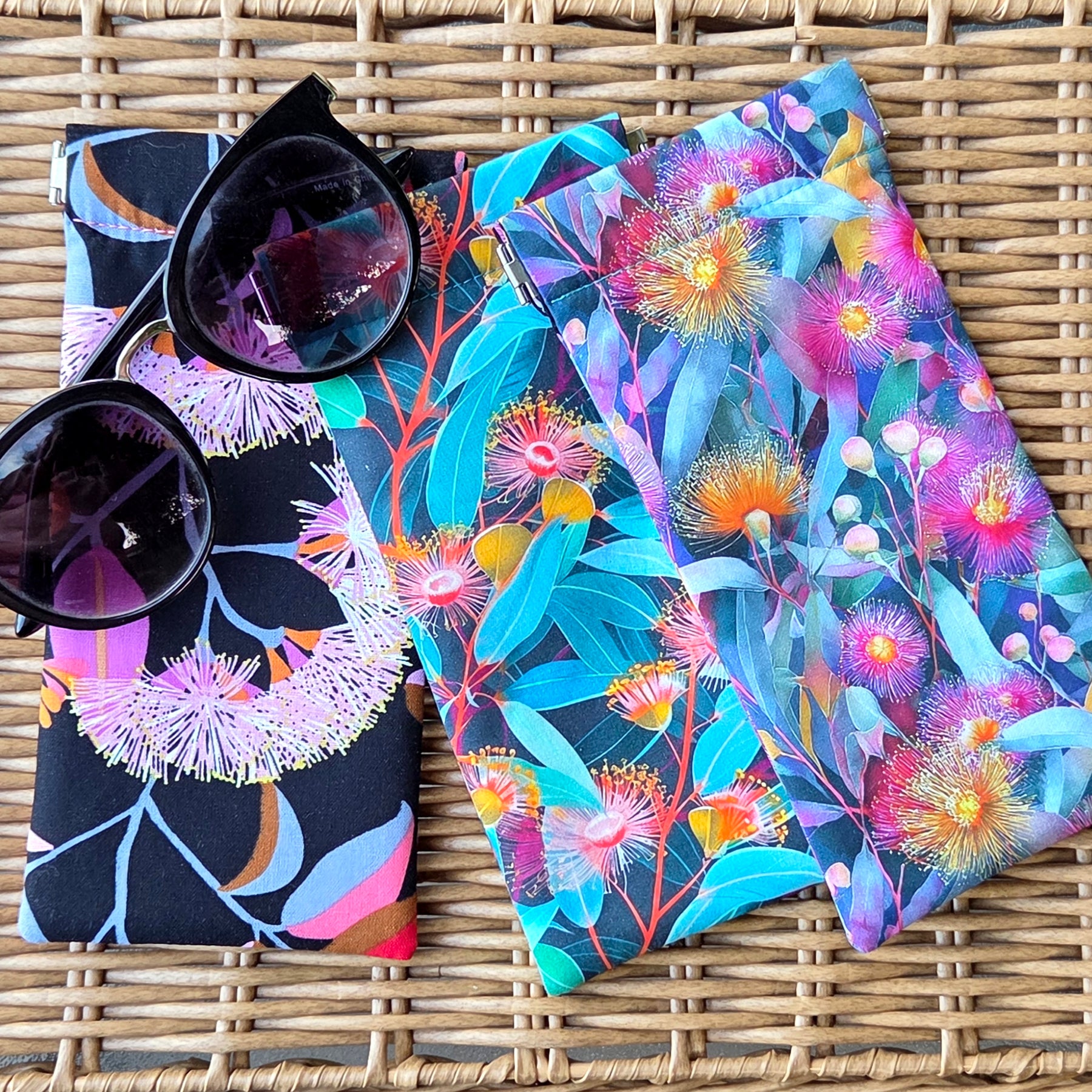 Eucalyptus Flower Sunglass Pouches