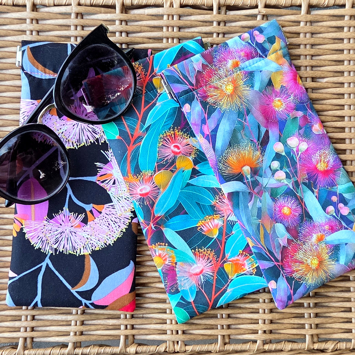 Eucalyptus Flower Sunglass Pouches