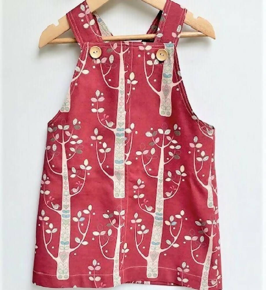 Girls Scandi Pinafore Dress