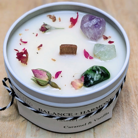 CARAMEL & VANILLA SOY CANDLE 160g