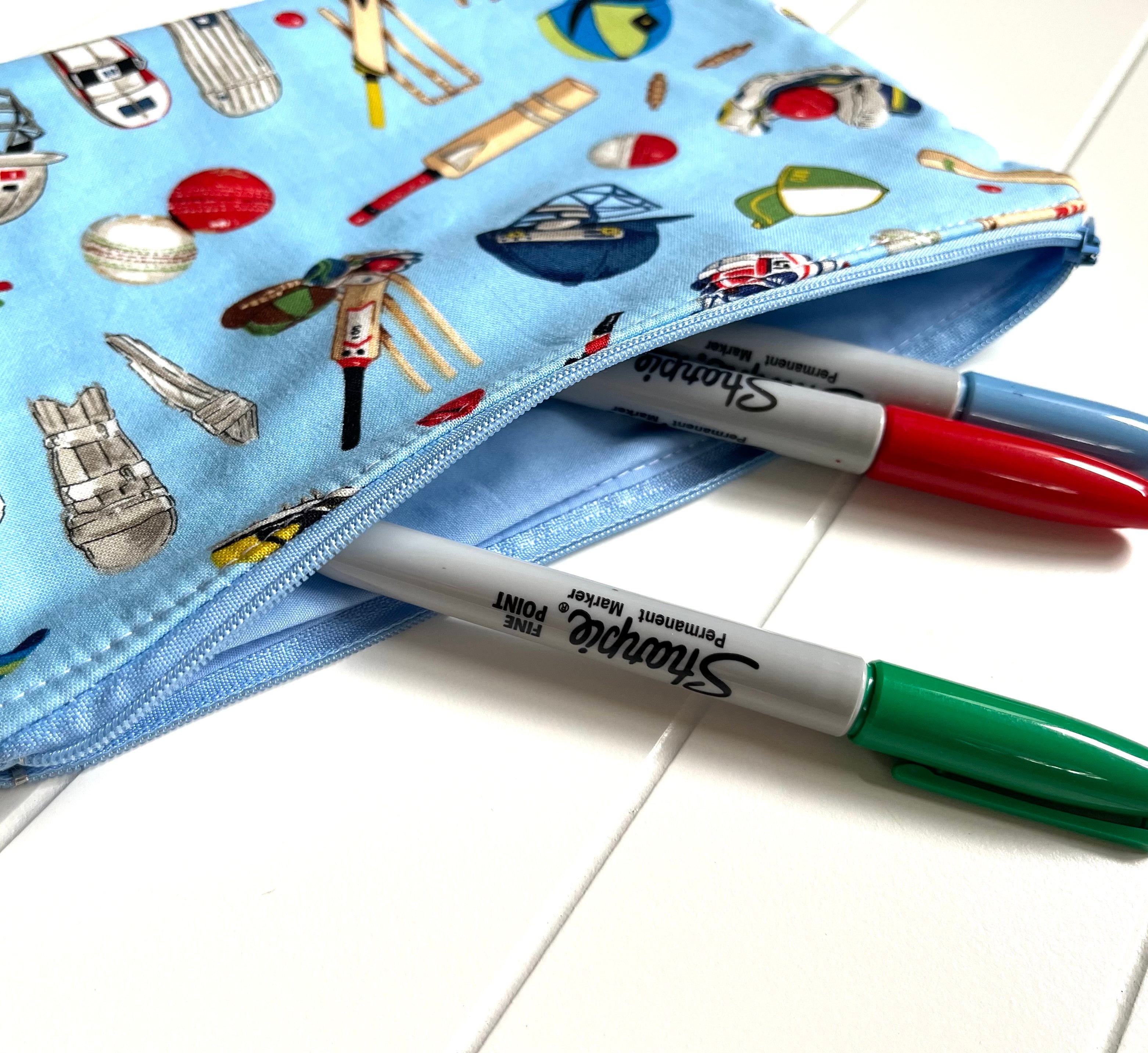 Cricket pencil case