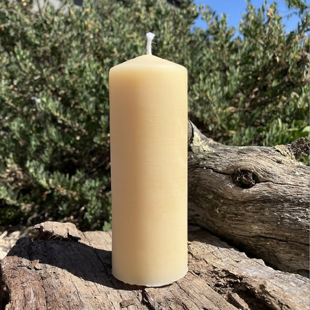 Beeswax Solid Pillar Candle Classic Church Pillar