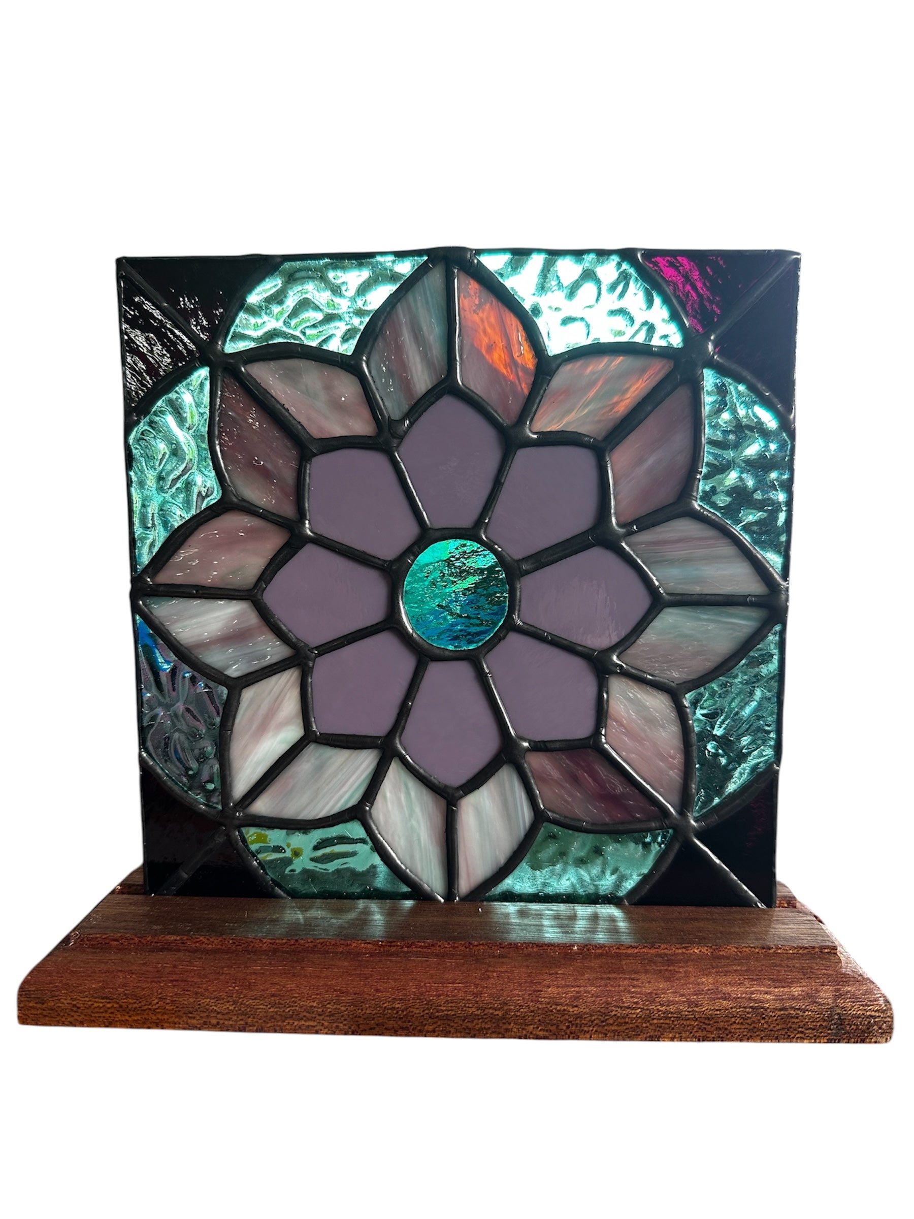 Stained glass granny square