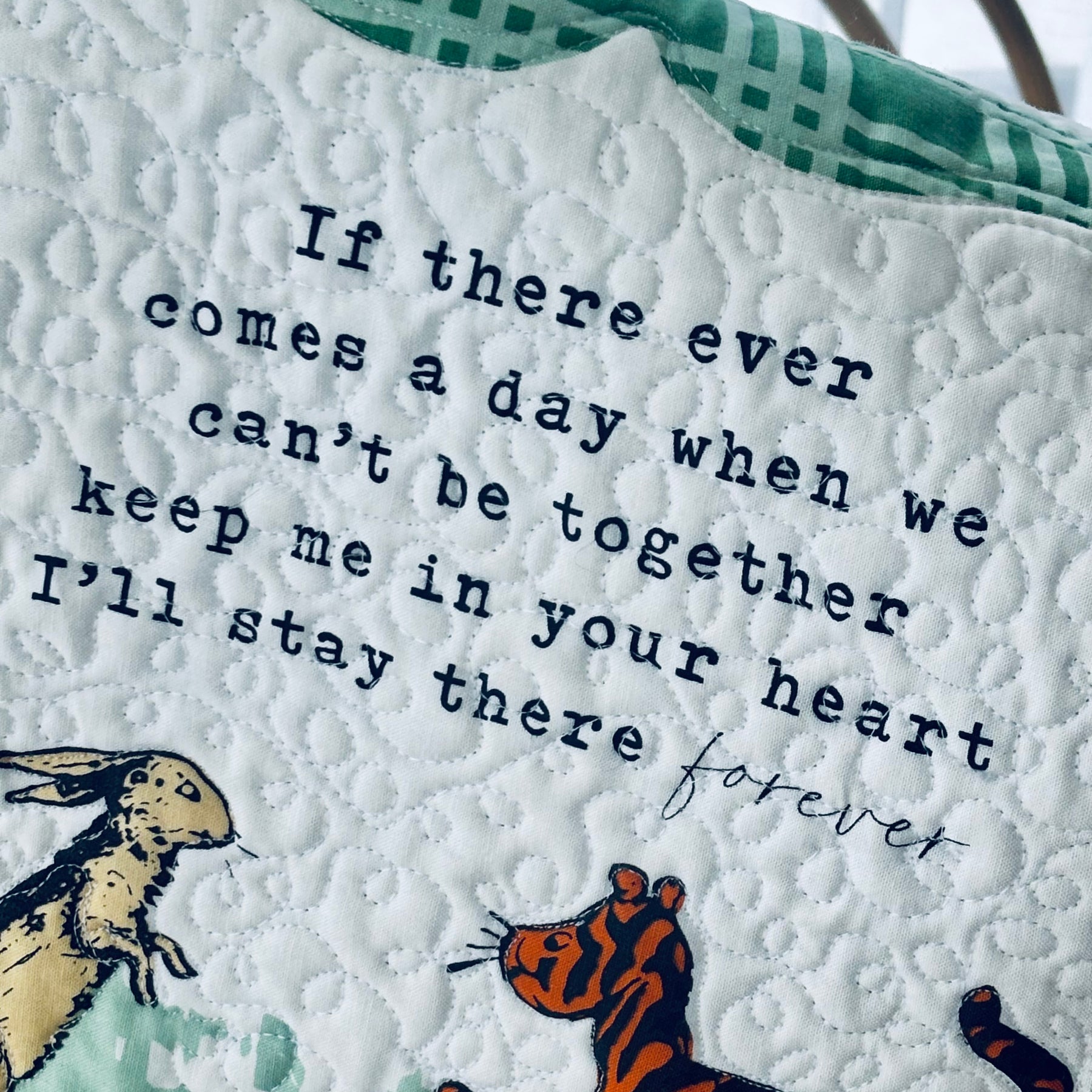 Custom order Hayley Handmade Baby Quilt
