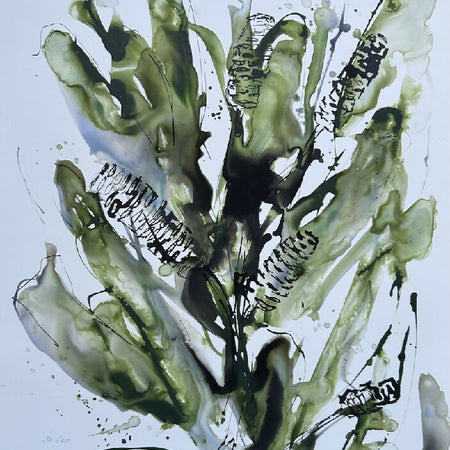 Banksia Inspired Abstract Artwork 'Banksia Breeze'
