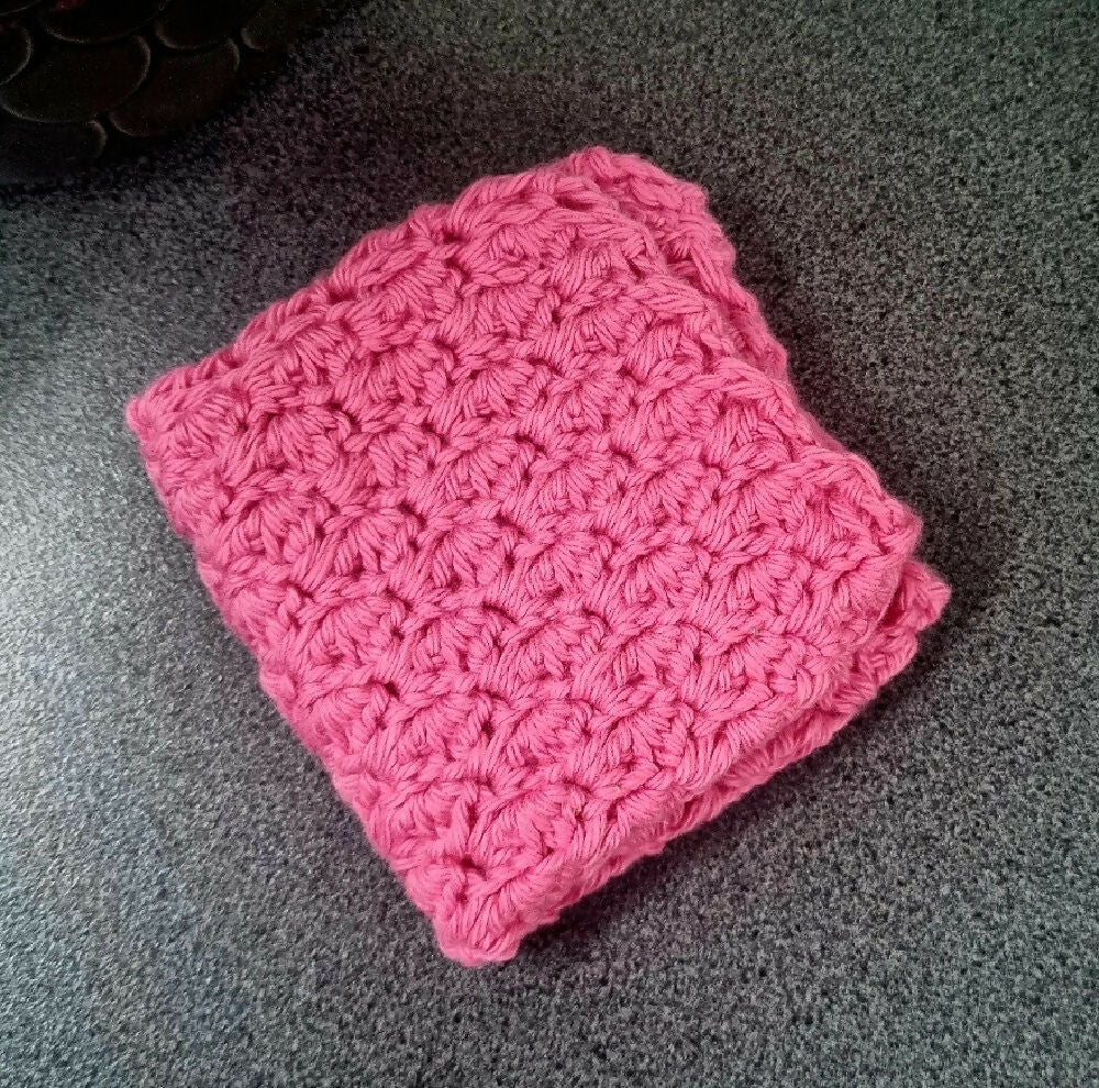 Crochet reusable dish cloths/face cloths | Various colours