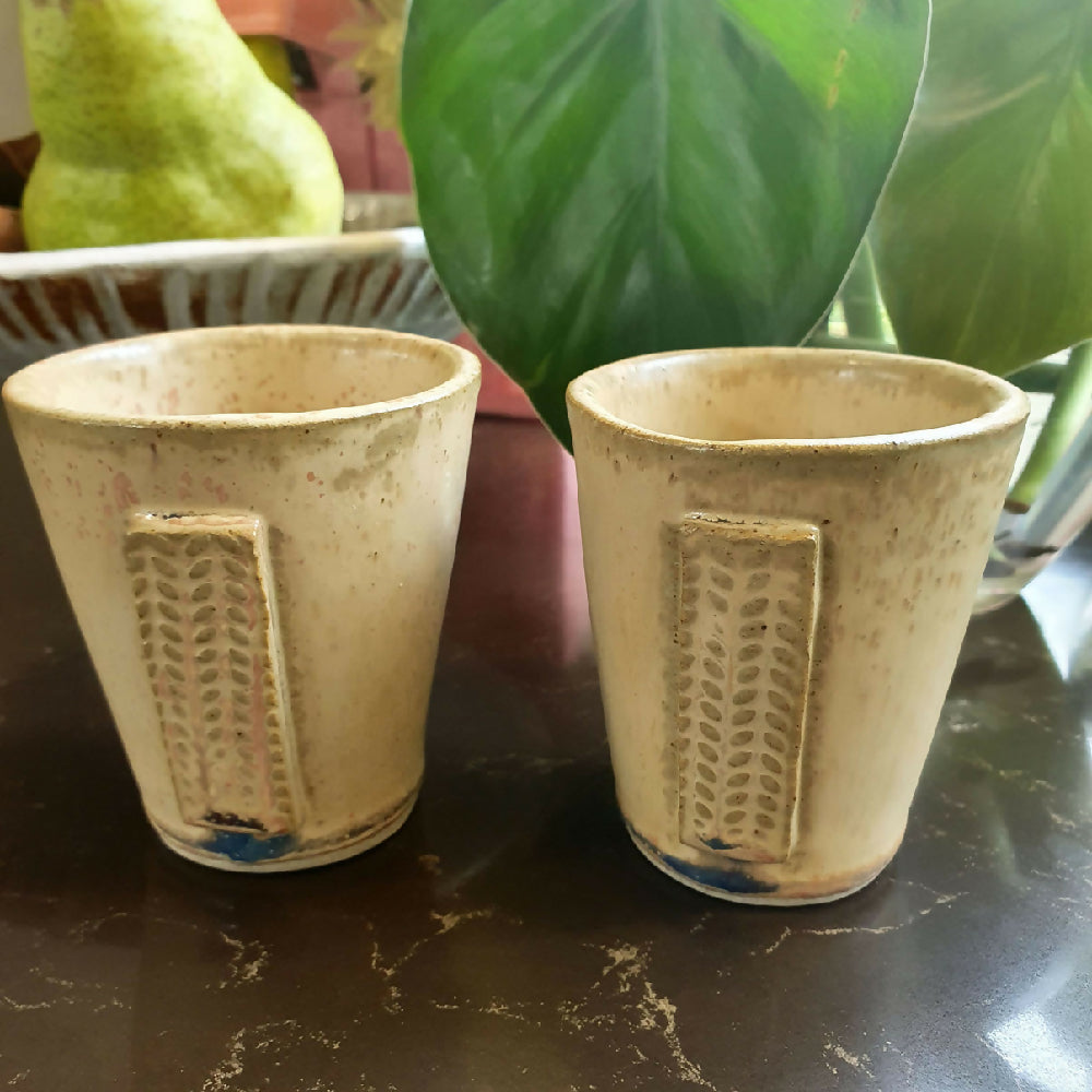 handmade ceramic macchiato cups - Yallingup Art and Crafts - australia