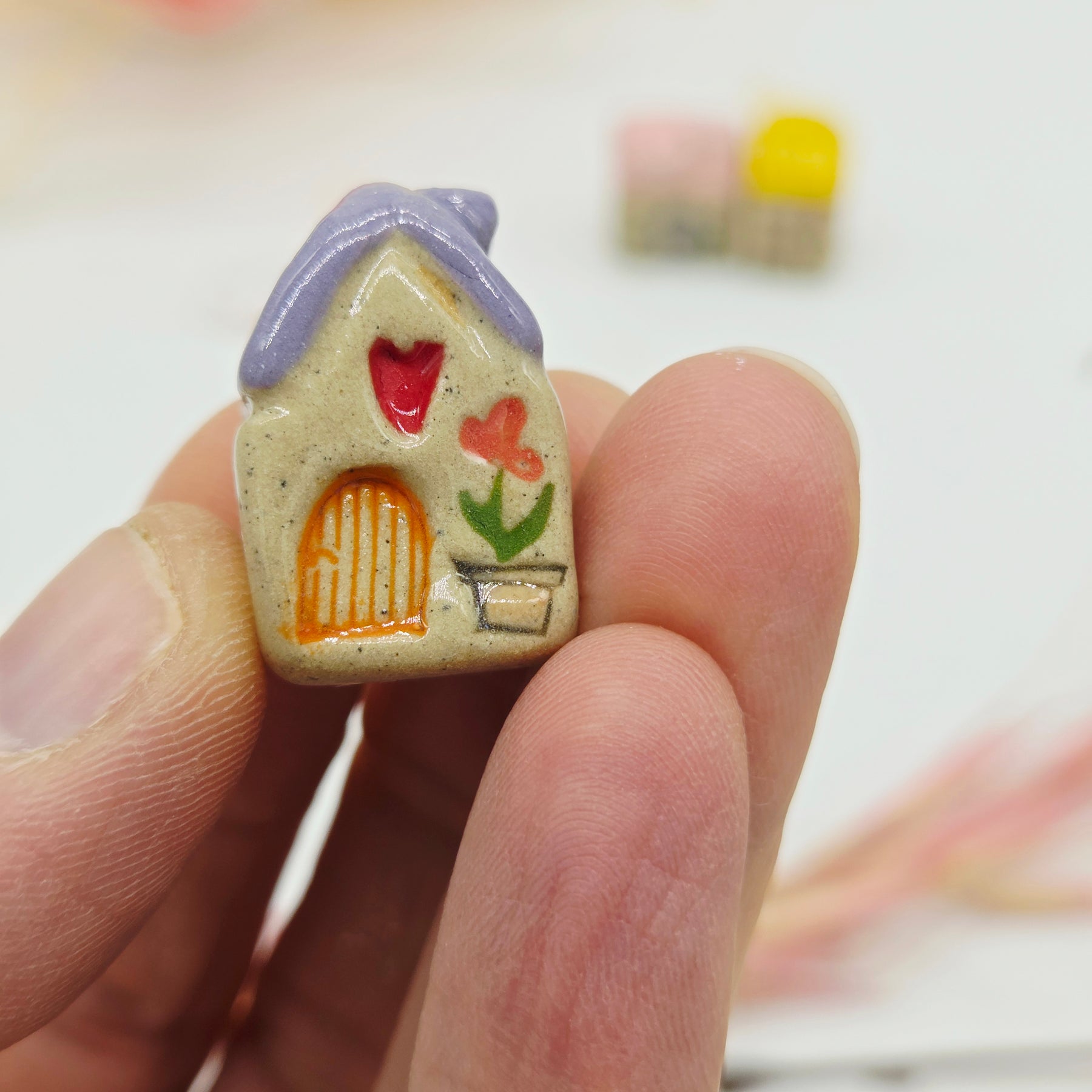 Tiny Ceramic Village - Dewdrop Drive