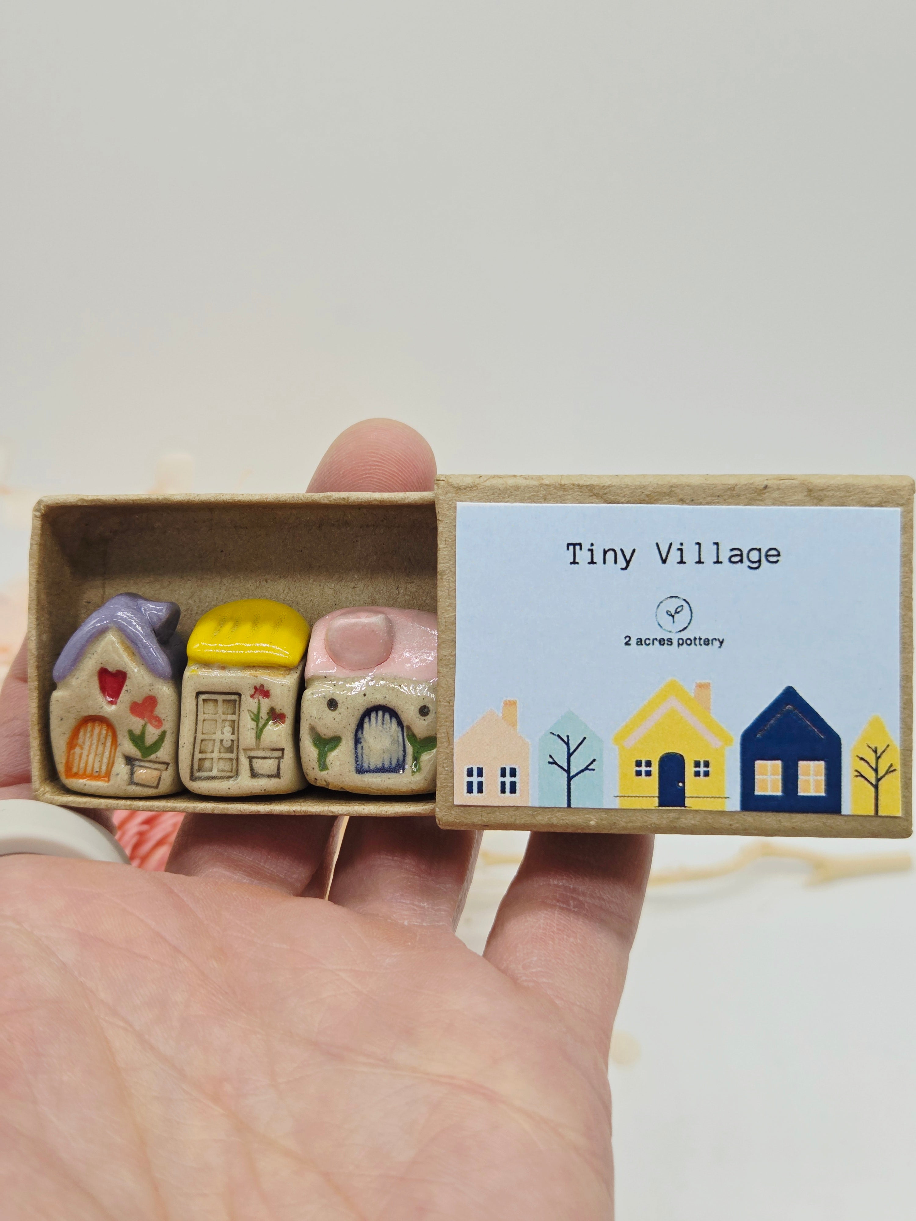 Tiny Ceramic Village - Dewdrop Drive