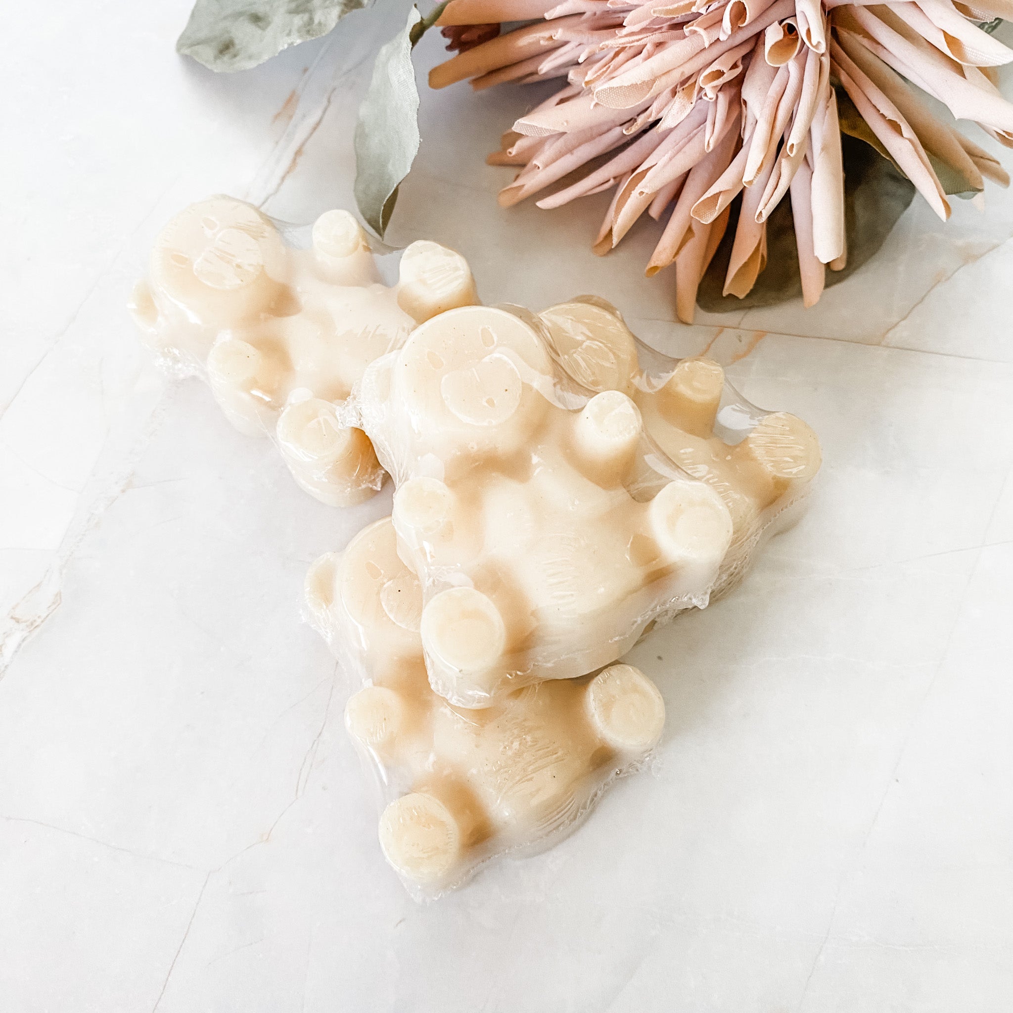 Teddy Bear Unscented Handmade Natural Goatsmilk Soap