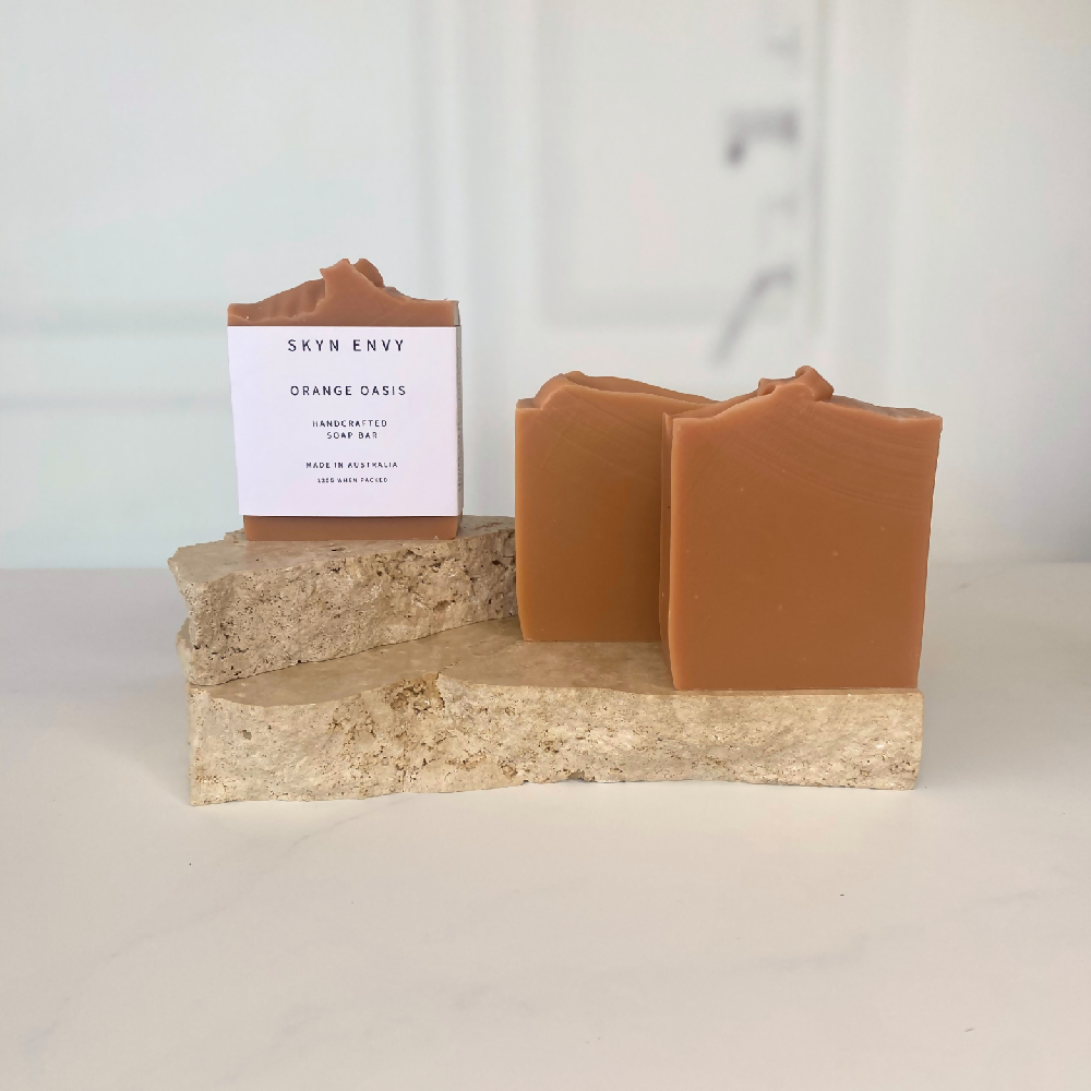 Orange Oasis Handmade Soap Bar