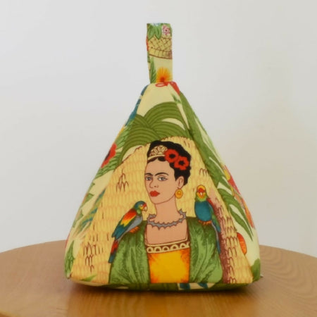 Frida Fabric Door Stop Mexican Artist Cream