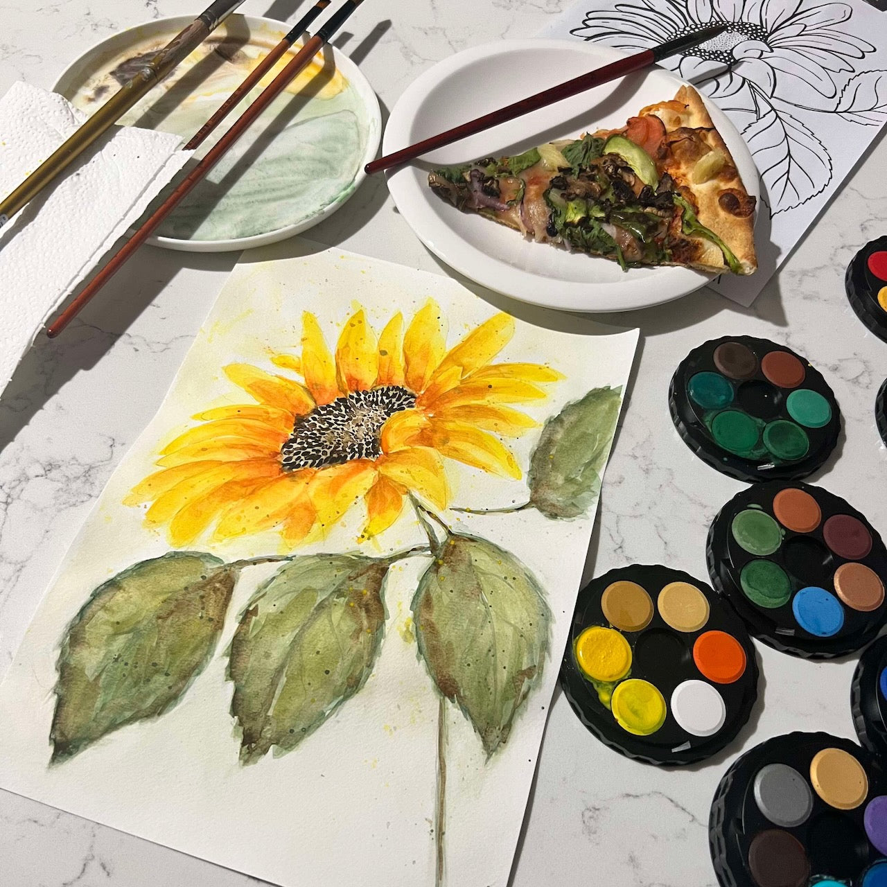 Watercolour Painting Workshop ~ Online ~ Live Event 26/3/26 7pm