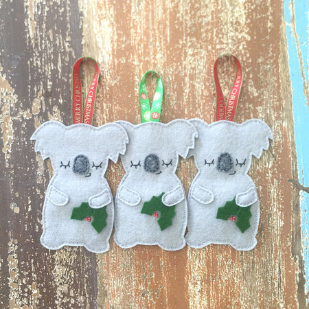 Koala Christmas decoration