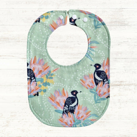 Magpie Baby Bib