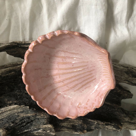 Beach sunrise shell dish