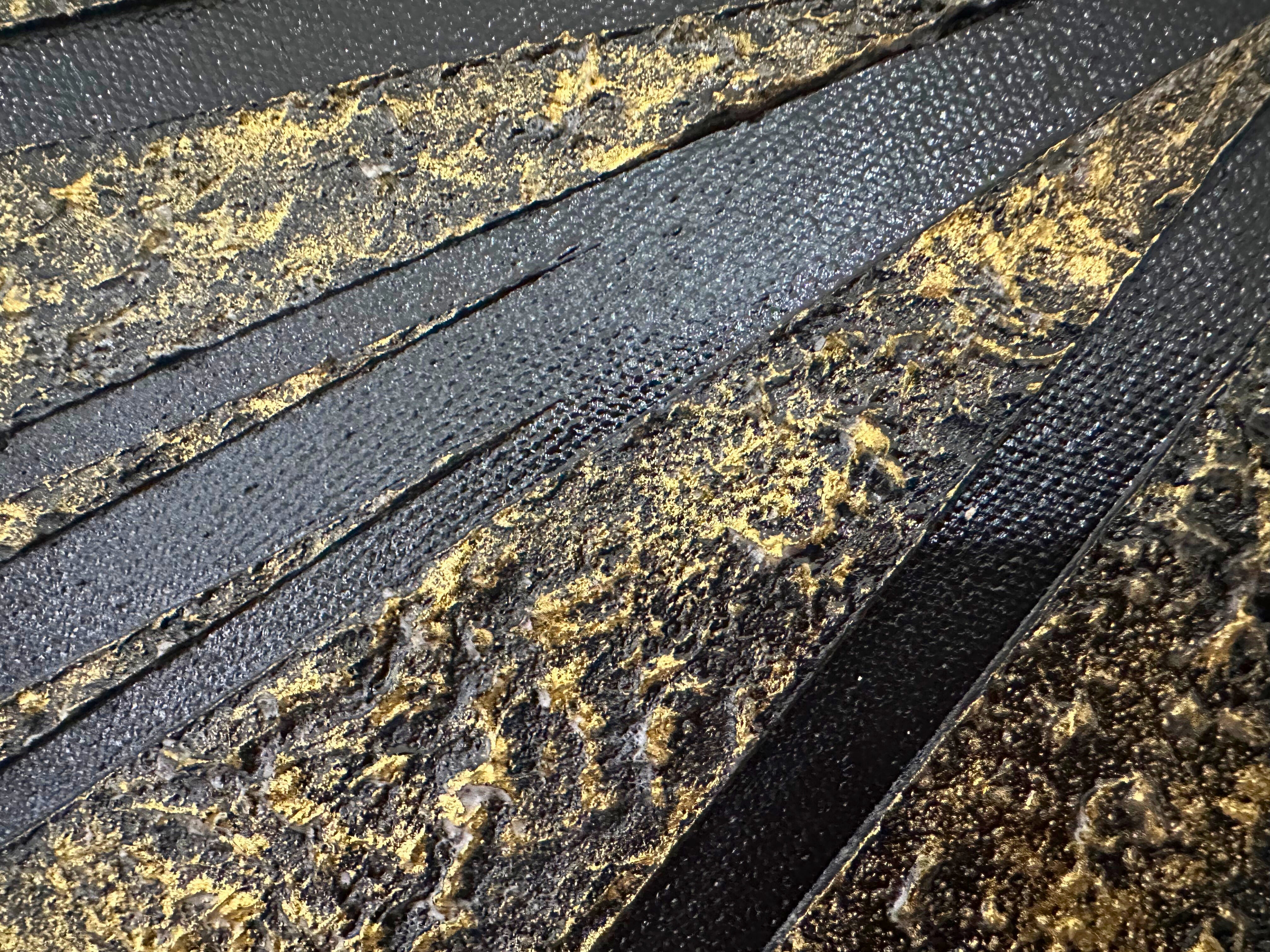 Golden Sun– Textured Artwork +✨Free Christmas Gift! 🎁