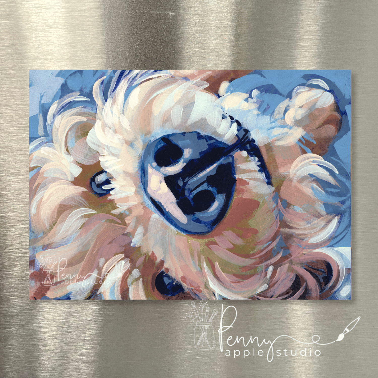 (1) Puppy Dog Fridge Magnet – You Choose