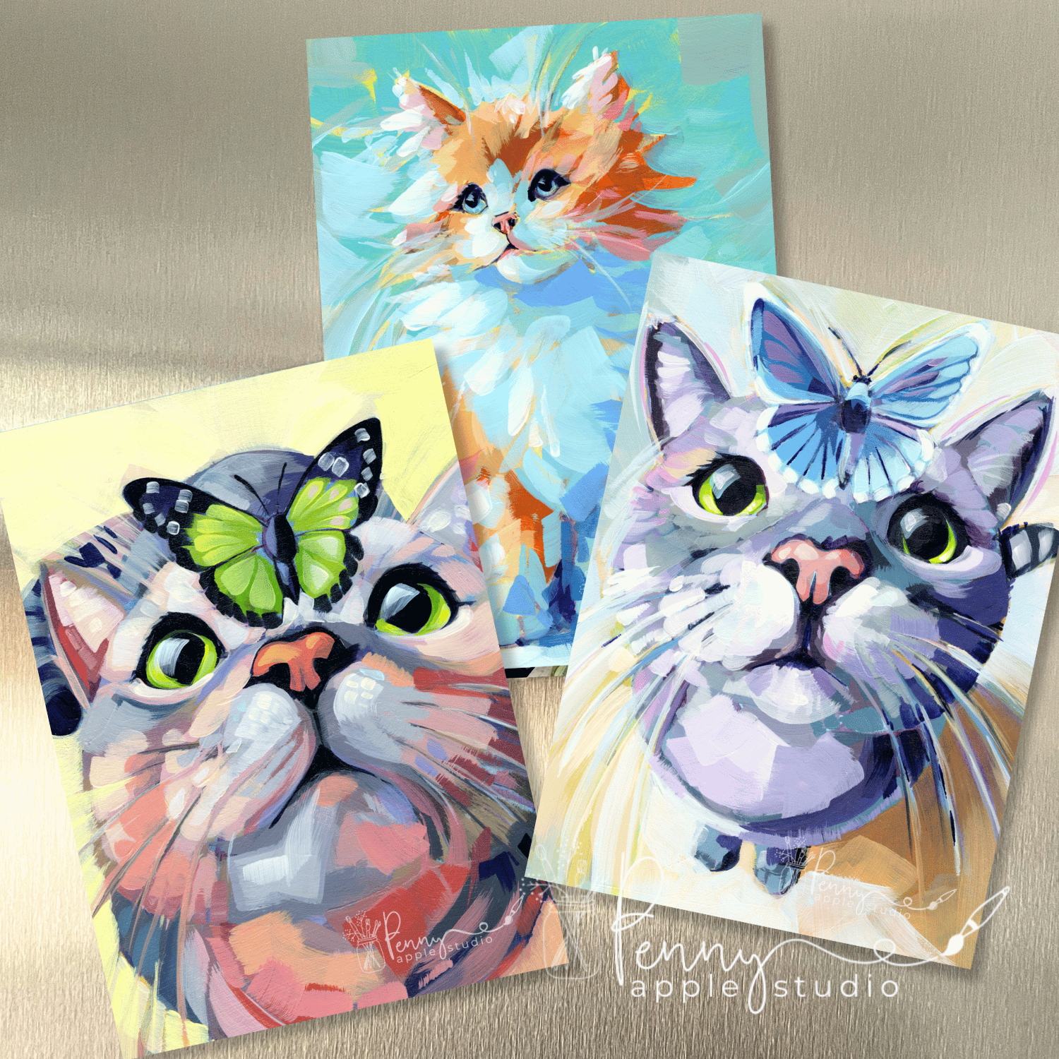 (1) Kitty Cat Fridge Magnet – Choose your favourite!