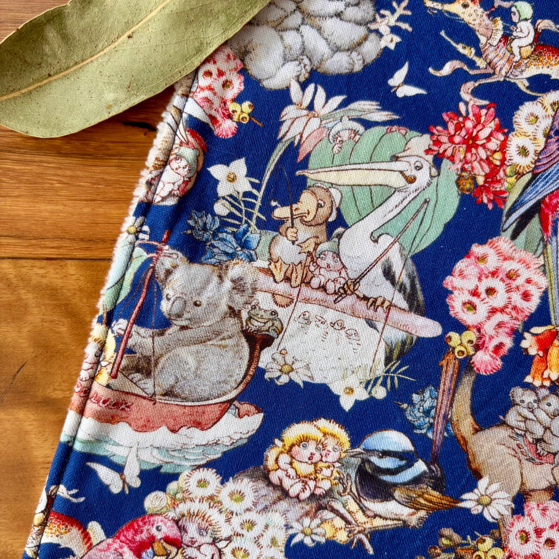 Baby Bib and Burp Cloth Set - May Gibbs Gumnut Baby Adventures