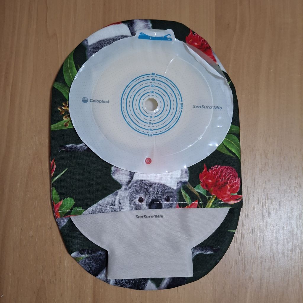 STOMA BAG COVER REGULAR CHRISTMAS ILEOSTOMY, COLOSTOMY, UROSTOMY