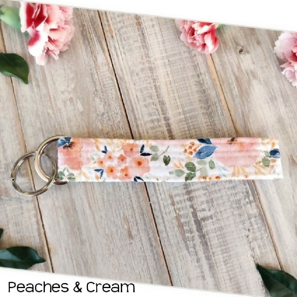 Floral cotton lanyards - Keys, ID, swipe cards holder - Teachers gift
