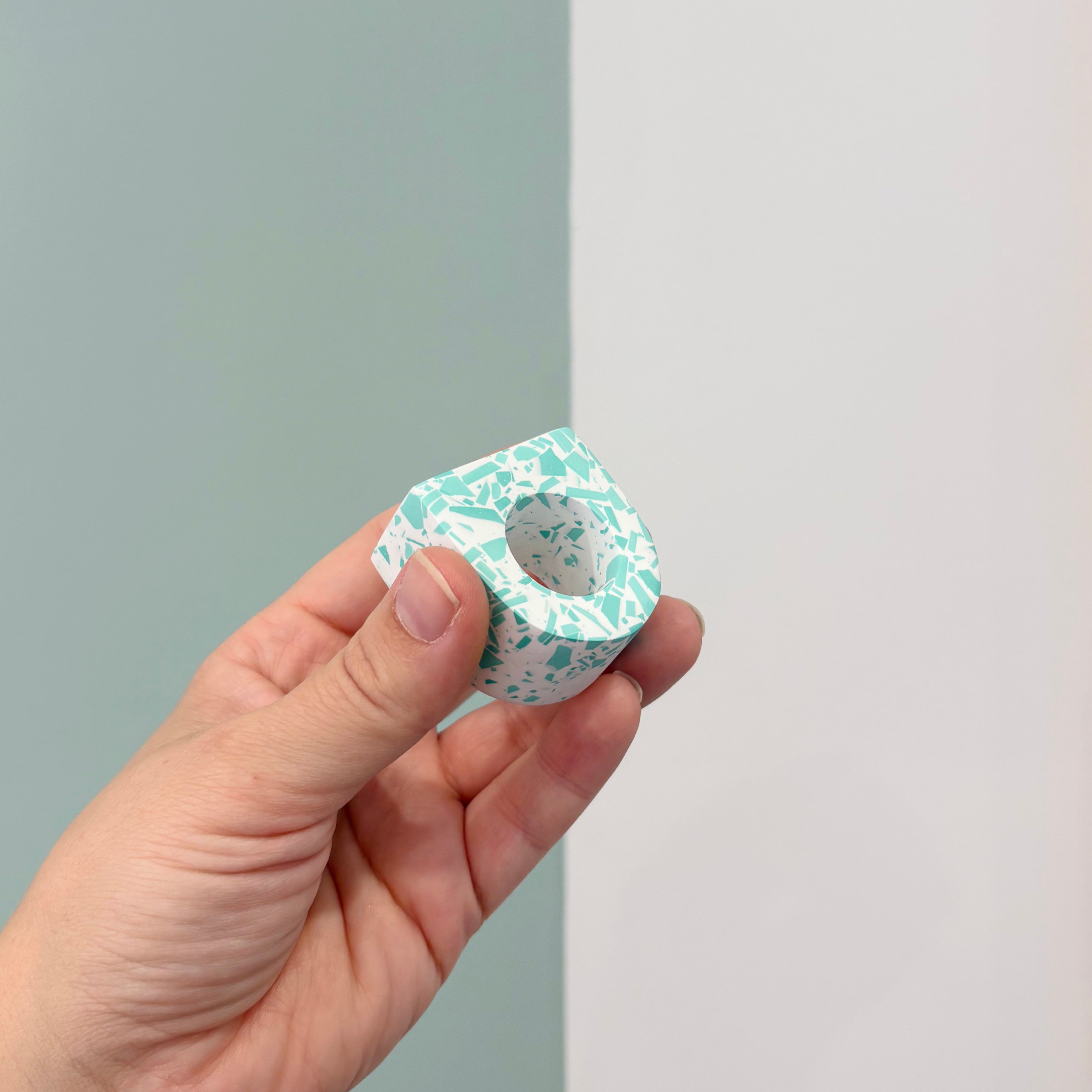 terrazzo magnetic test tube holder, fridge vase, propagation