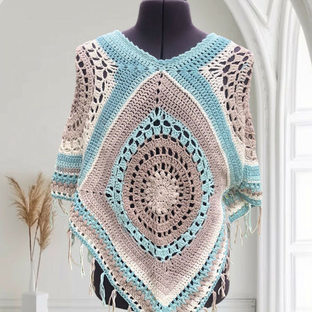 Boho Summer - Mid season Adult Poncho